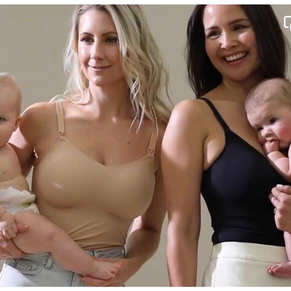 Knix BlissFit Leakproof Nursing Tan Tank Top Medium - Picture 5 of 9